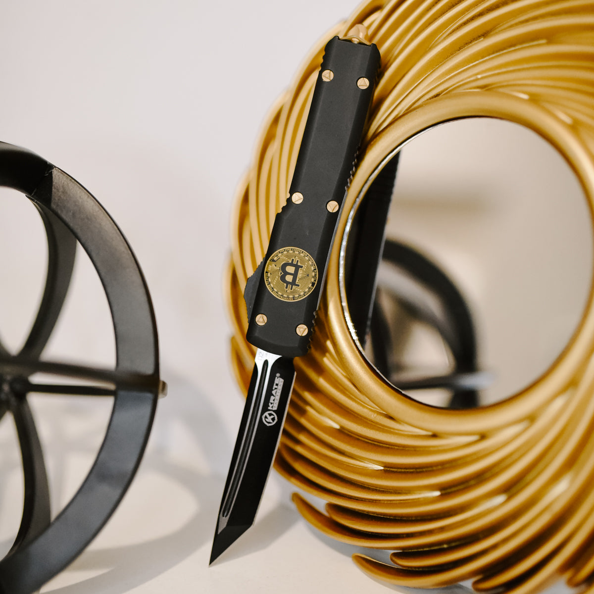 BitCoin OTF Knife