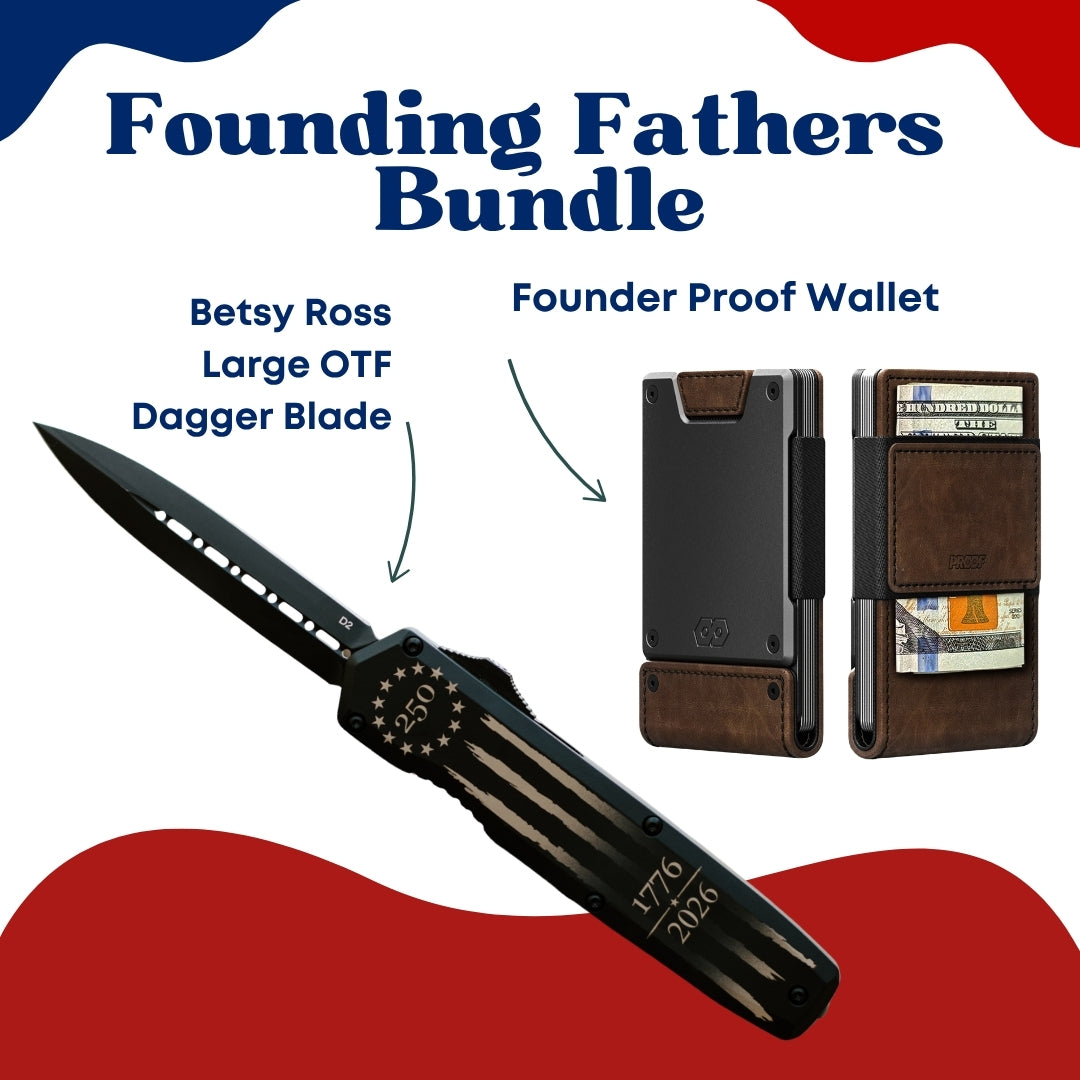 Betsy Ross Dagger OTF + PROOF Founder Wallet Bundle