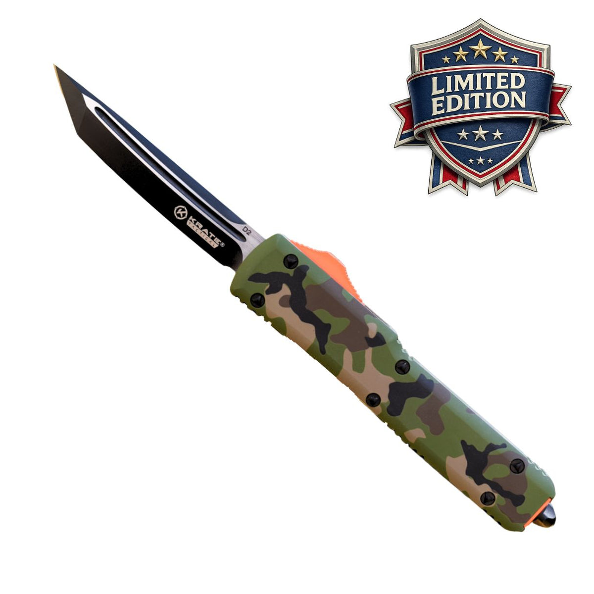Marksman Orange OTF Knife