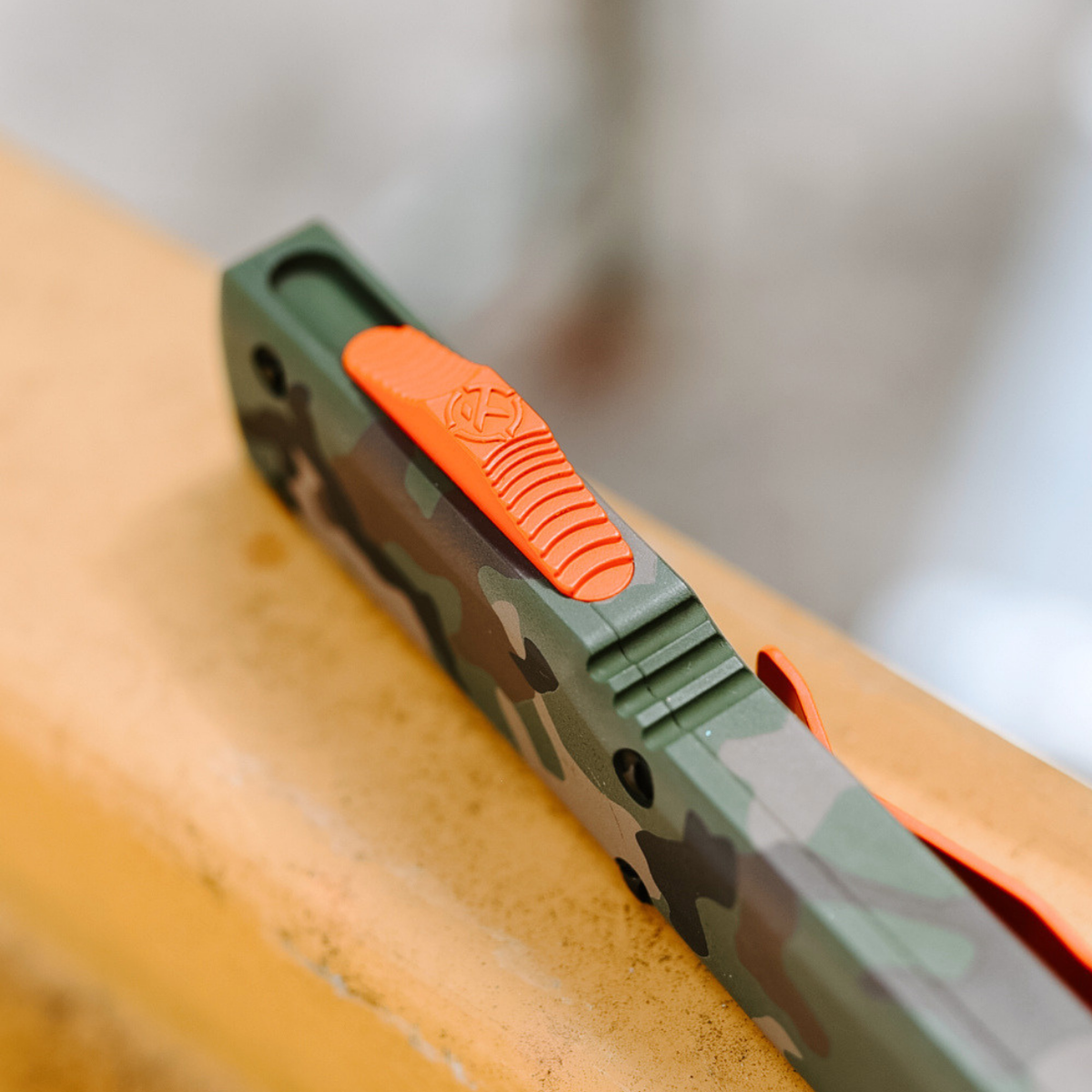 Marksman Orange OTF Knife