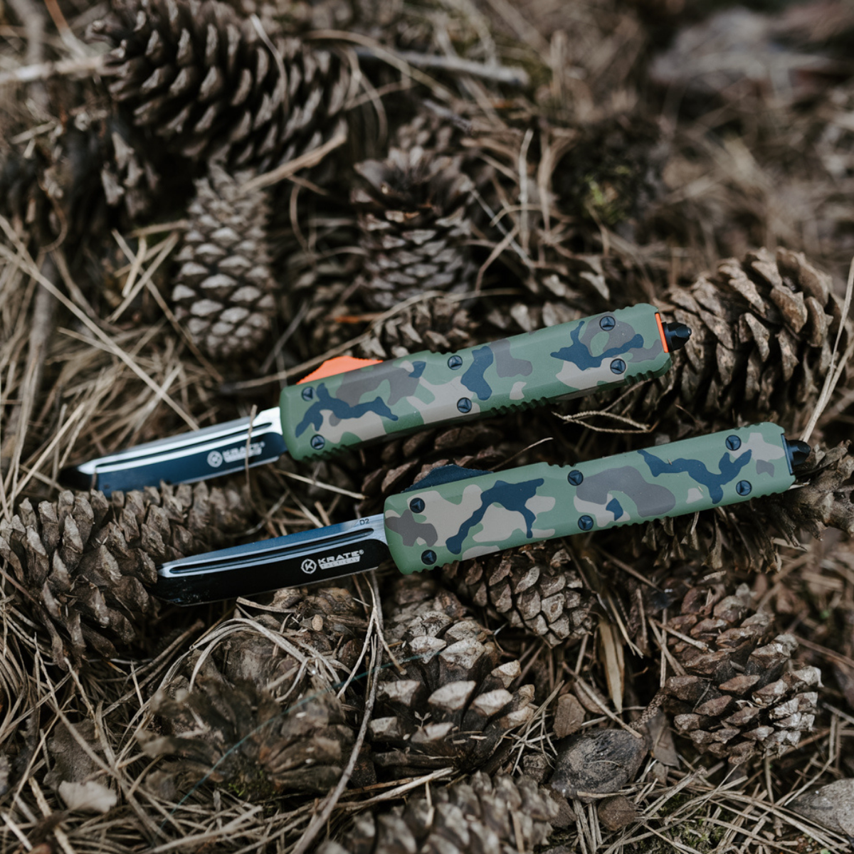 Marksman Orange OTF Knife
