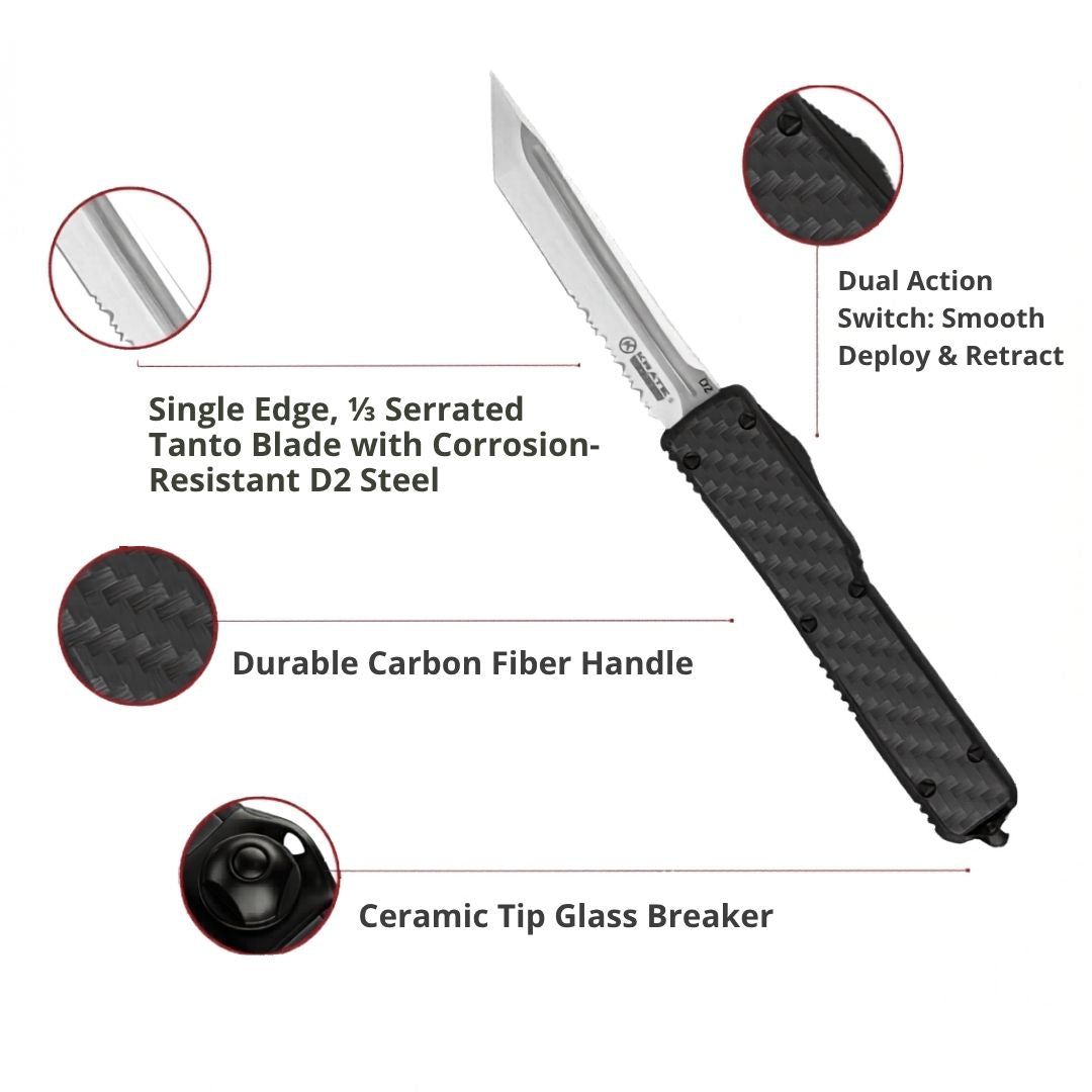 karma otf knife technical specifications