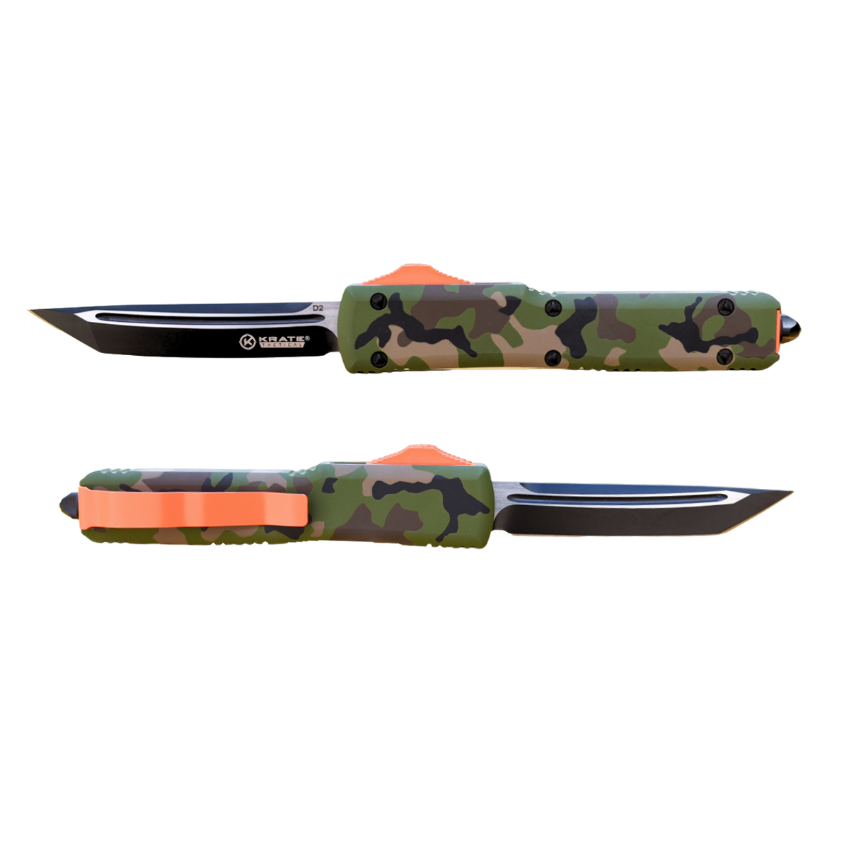 Marksman Orange OTF Knife