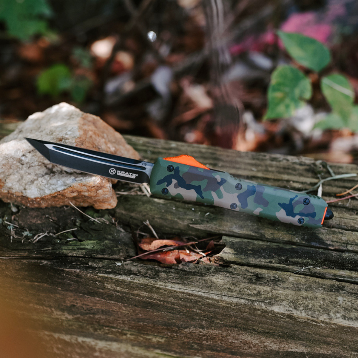 Marksman Orange OTF Knife