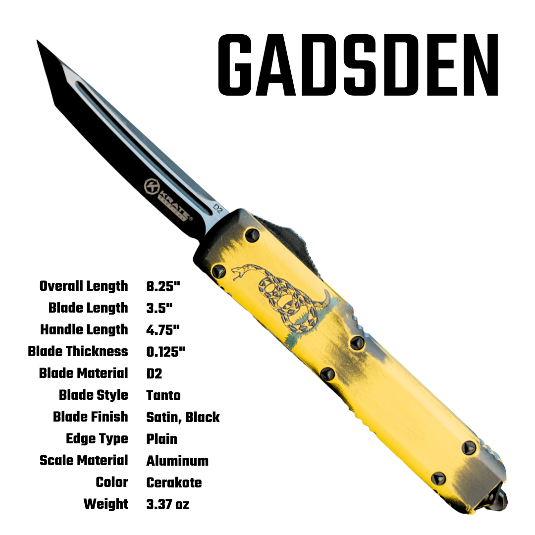 Gadsden "Don't Tread on Me" OTF Knife