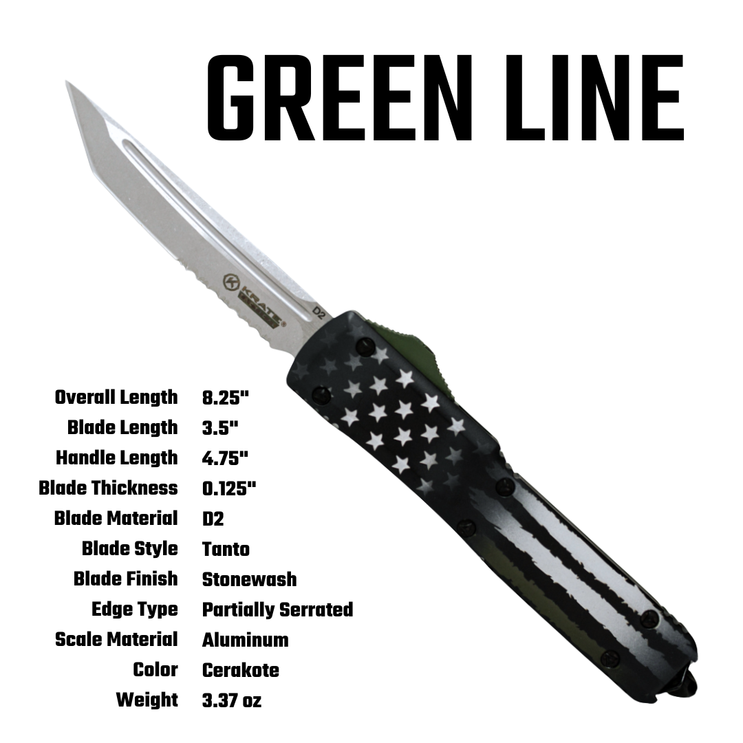 Green Line OTF Knife