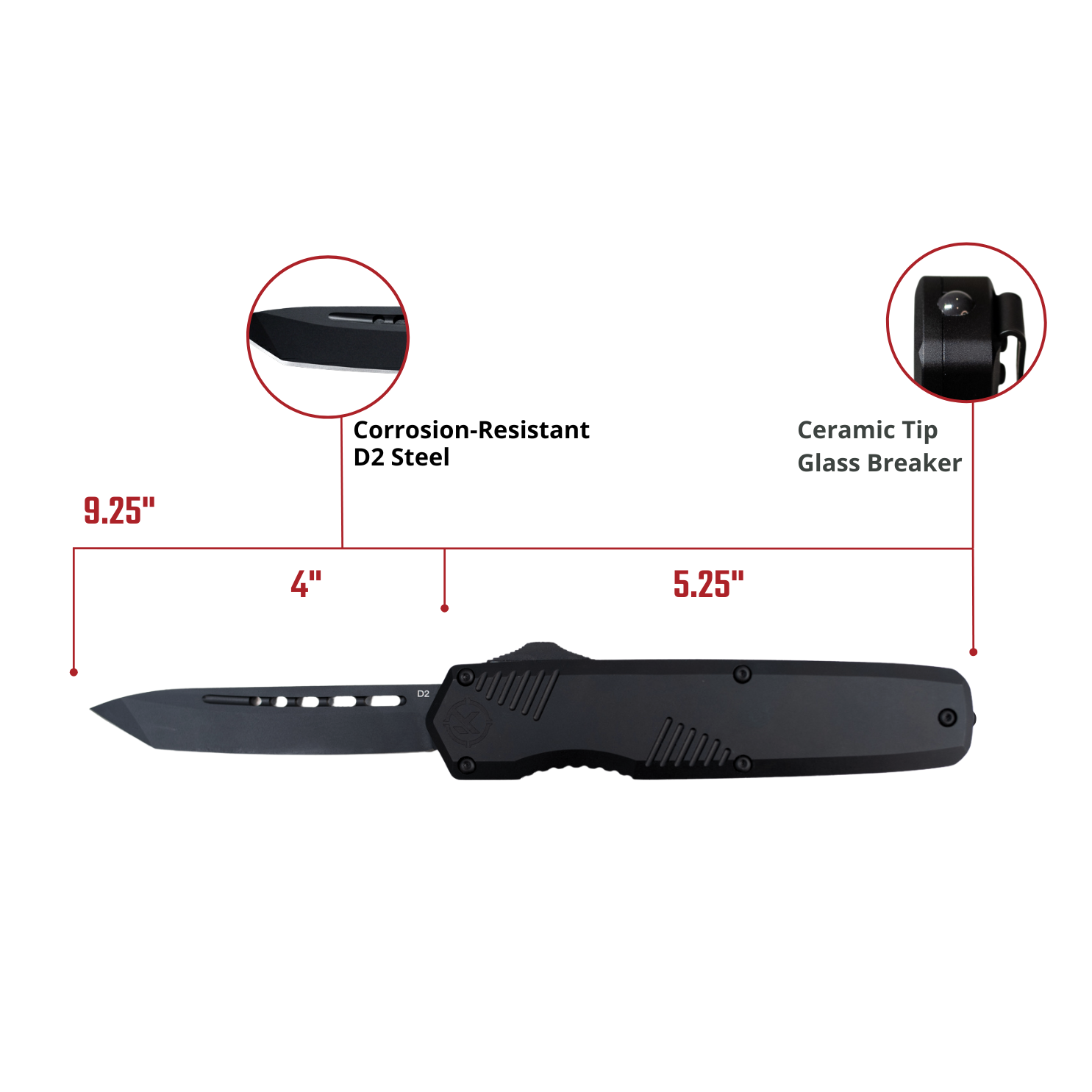KRT Monarch Large OTF Knife