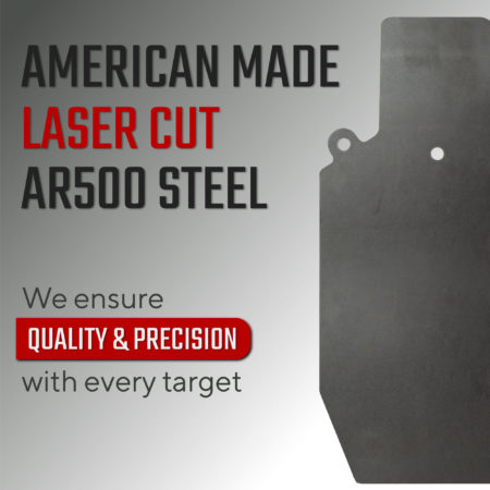 american made laser cut ar500 steel 24 in
