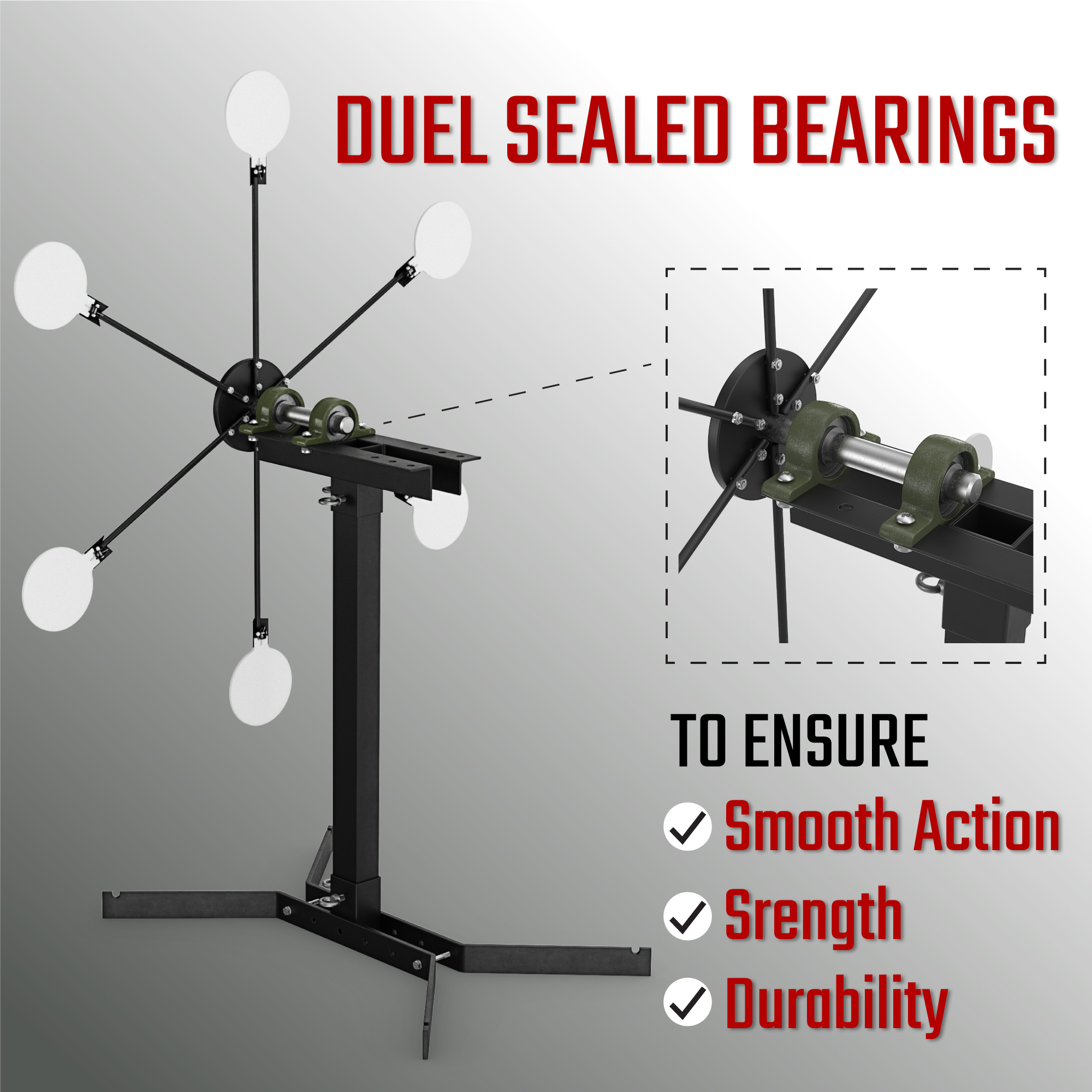 Duel Sealed Bearings