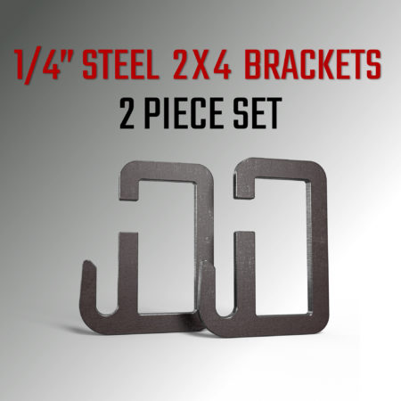 2x4 brackets (2 piece set)