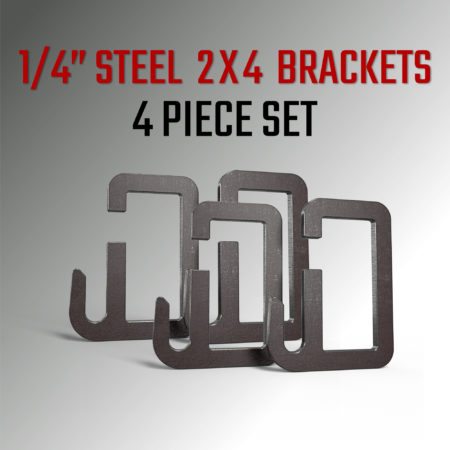 2x4 brackets (4 piece set)