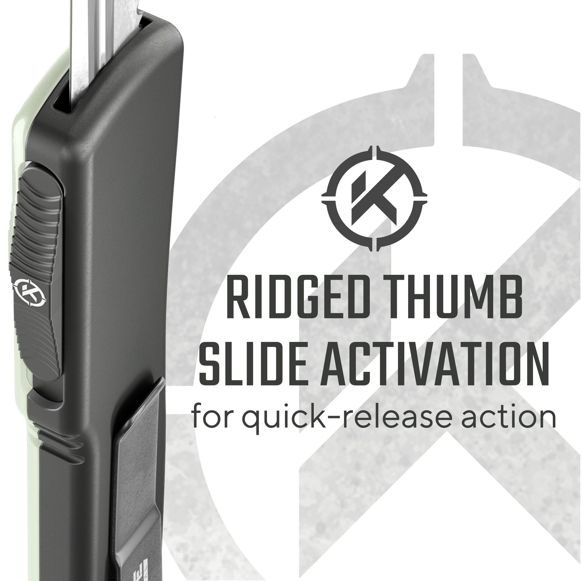 Ridged Thumb Slide Activation